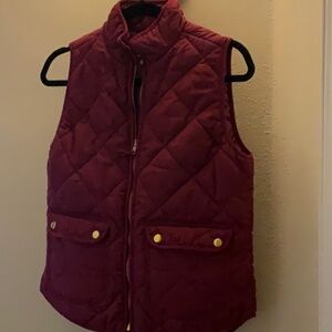 J Crew Puffer Vest Size S